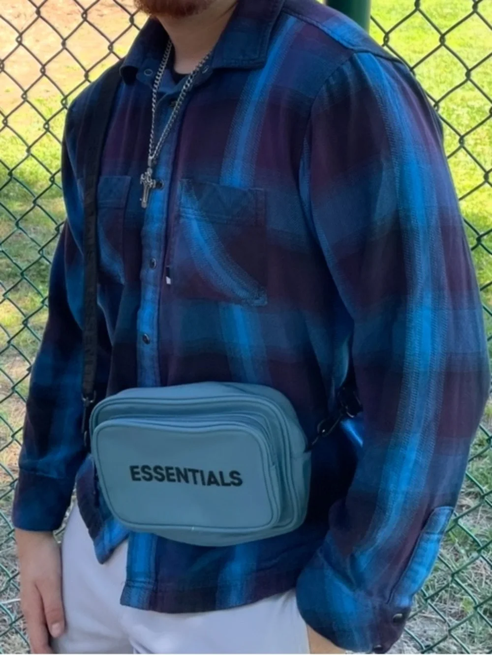 THE NORTH FACE MEN LONG SLEEVE BUTTON DOWN FLANNEL SHIRT CHECK PLAID peacock gym